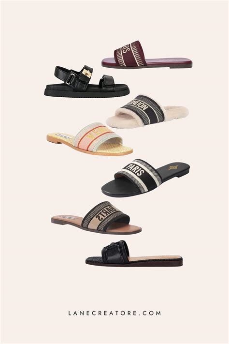 dior d slides|christian Dior slides dupes.